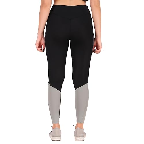 Image of ReDesign Apparels Nylon Gym Wear Leggings Workout Pants Stretchable Tights for Women