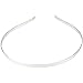 Produktbild Silver Alice Band Plain Metal Headband Craft Headbands Tiara Base Hair Band