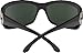 Spy Optic Farrah Flat Sunglasses, Black/Happy Gray/Green Polar, 62 mm