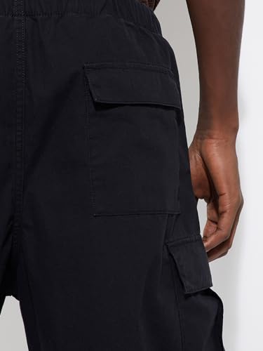 Image of Max URB N Men Solid Cargo Shorts