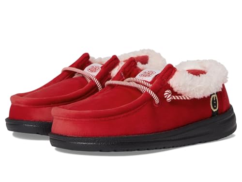 HEYDUDE Boy's Wally Santa Claus (Toddler) Red 10 Medium