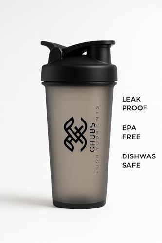 Image of CHUBS Fitness Series PUSH YOUR LIMITS Spring Shaker With Mixer, For Men And Women (BLACK)-MULTIPURPOSE..