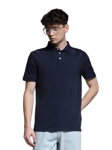 Image of Jack & Jones Men's Solid Regular Fit T-Shirt