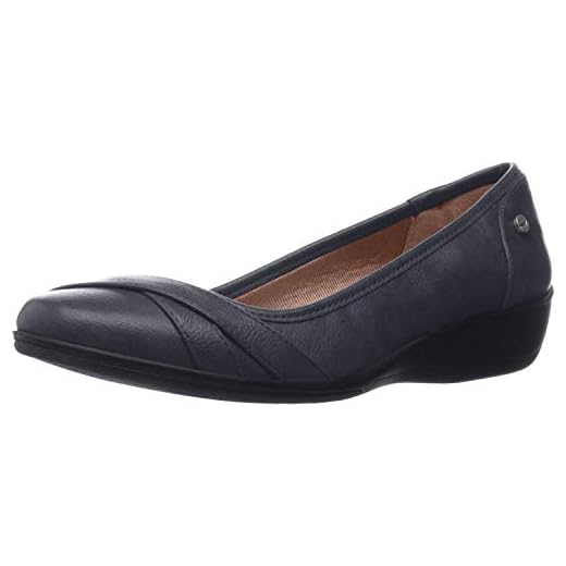 LifeStride Women's I-LOYAL Shoe, navy, 10 2W US