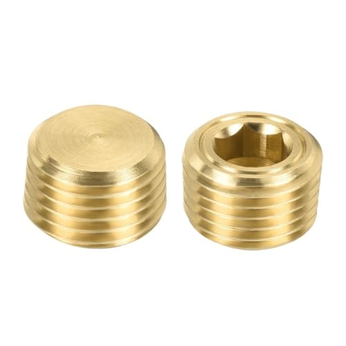Tapón de latón NPT hexagonal que soluciona filtraciones y goteos en tuberías 4