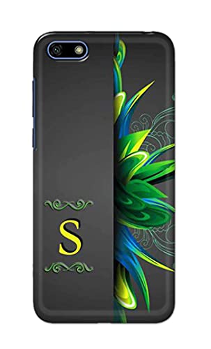 Image of Name II Initial II Letter Alphabet S Hard Back Case Cover for Huawei Y5 (2018) / Y5 Prime (2018) / Honor 7S, DRA-LX2, DUA-LX2 Back Cover -(J5) VNS2222