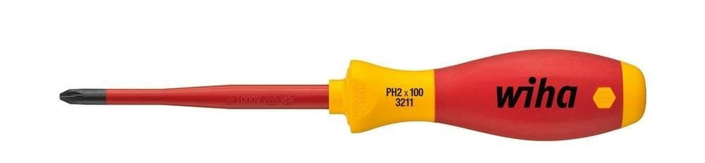 3211 SoftFinish Electric slimFix PH2 x 100 mm, Red, (WHA-35394)