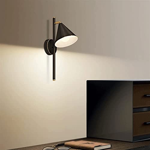 Lámpara de pared de cobre con soporte de metal moderno y luz ajustable cableada para interior 4
