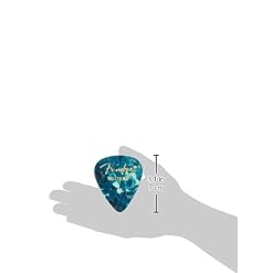 Fender Lot de 12 médiators en celluloïd de qualité supérieure en forme de 351, turquoise océan, taille M - Les Beatles, Paul McCartney, John Lennon, RIngo Starr, George Harrison Fender Lot de 12 médiators en celluloïd de qualité supérieure en forme de 351, turquoise océan, taille M – Image 7