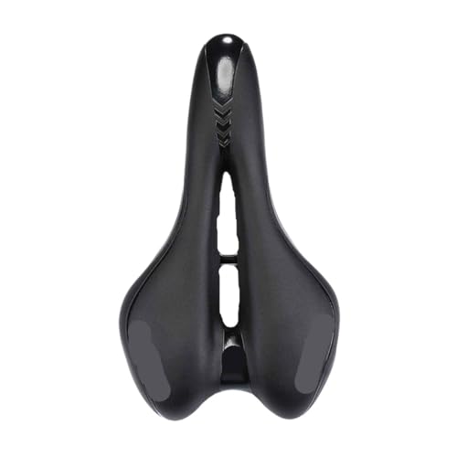 TYEMLM Comfortable Hollow Bike Saddle - Soft Cushion, for Mountain & Road Bikes, Ideal for Sport & Exercise Cycling Accessories(All Black)