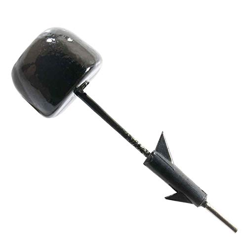 Z-MAN Z-man, Neko Shromz Hooks, 1/15 oz Weight, Black, Package of 4