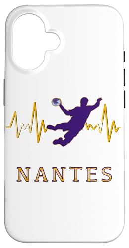 Cadeau Supporter Nantes joueur ou fan handball Nantais Coque pour iPhone 16