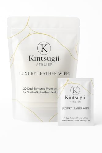 Luxury Leather Handbag Wipes – Individually Wrapped, Dual-Textured Cleaning for