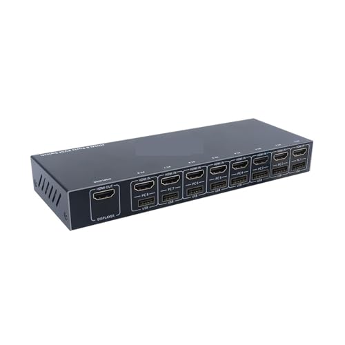 Commutateur KVM 8 ports USB-C repartiteur video selecteur moniteur