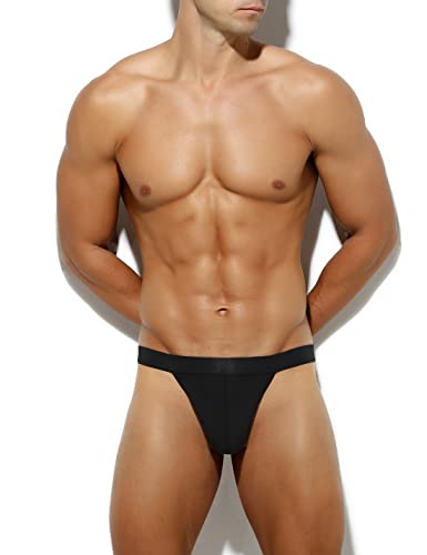 Casey Kevin Mens Micro Mesh Thong Sexy breathable G-strings, 3 packs2