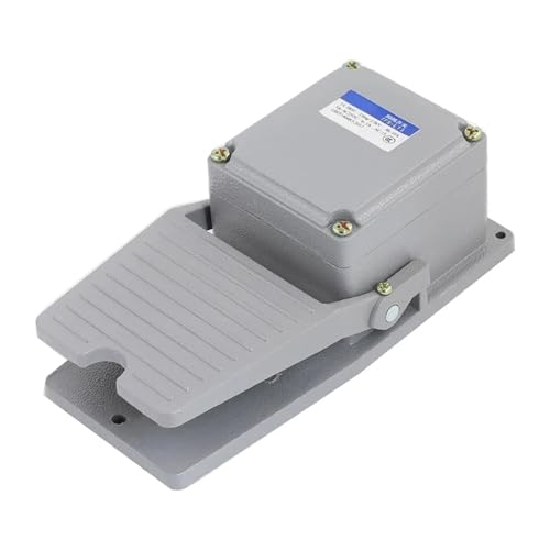 RBYRLDSTY Pedal Controlador momentáneo LT3 con Carcasa de Aluminio Antideslizante, Potencia eléctrica, CA 380 V-220 V, for máquina de soldar y Torno.