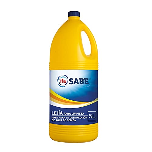 Ifa Sabe Lejía Amarilla Para Limpieza Apta Para Desinfección De Agua De Bebida - 5 L.