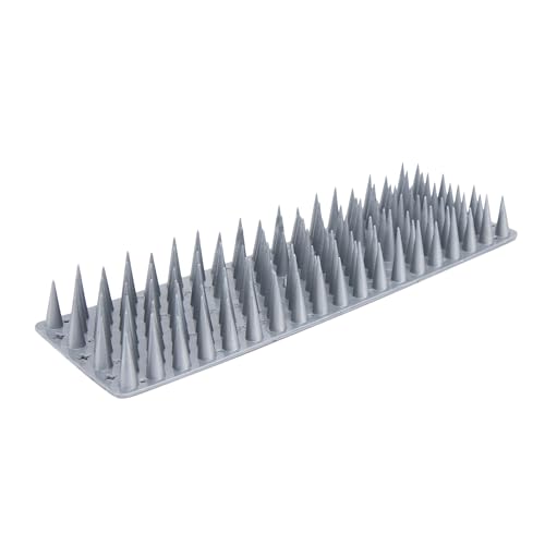 Image of Bird Spikes |Silver| Pack of 2 Bird Spikes | 11.5 Inch Length Spike, Pigeon Problem Solutions, UV Stabilized Spikes for Outdoor AC Unit & Balcony Railing