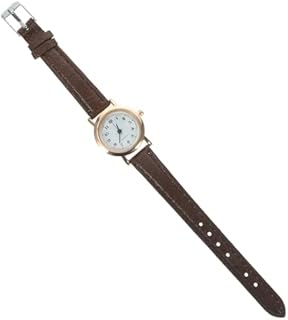 Hemobllo Damenuhr - Stilvolle Digitaluhr Einfache Runde Uhr Damen Lederarmbanduhr für Damen Mädchen Studentinnen