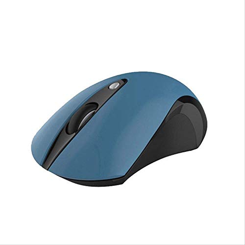 Souris sans fil bleue silencieuse pour éviter les bruits de clic