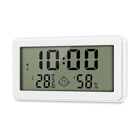 Digital Thermometer Hygrometer,Ankilo Tragbares Großbild Multifunktions Thermometer Cover