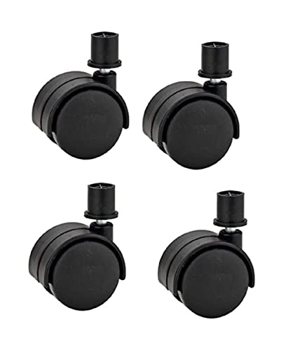 Nixnine Heavy Duty 2" Inch wheel caster, (dio) 19mm Piller S...