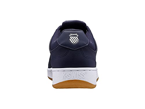 K-Swiss Men's City Court Sneaker, Navy/White/Gum, 10.53