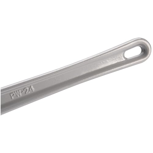 Image of Performance Tool W2124 24 in. Aluminum Pipe Wrench | Lightweight aluminum handle. Precision milled drop forged steel jaws. Large plumbing wrench