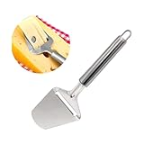 NJJBL Stainless Steel Cheese Slicer For All Types of Cheese - Multi-Functional Cheese Slicer - Handheld Slicer - Silver Non-Stick For Kitchen Cooking Every American Kitchen's Choice