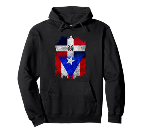 Bandera dominicana, dominicana y puertorriqueña Bandera dominicana Sudadera con Capucha