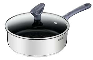 Sauteuse Induction Tefal 24 cm, Revêtement Antiadhésif (Occasion Très Bon)