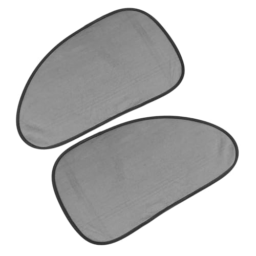 SEWOART Parasol para Ventanas de Coche de Malla Negra Protección Solar y Aislamiento Térmico, Cortinas Laterales para Verano, 1 Par