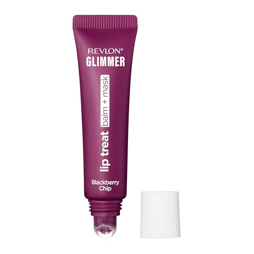 Image of Revlon Glimmer Lip Treat Balm + Mask, 013 Blackberry Chip, 0.4 fl oz