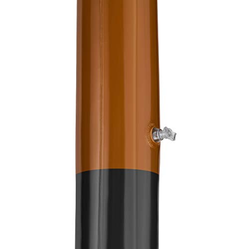 Inflatable walking stick in brown - the perfect accessory for your costume as grandma or grandpa for carnival or as a gag for birthdays - Image 4