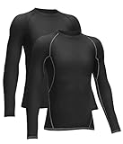 TELALEO Boys' Girls' Compression Shirts Youth Long Sleeve Undershirt Sports Performance Moisture...