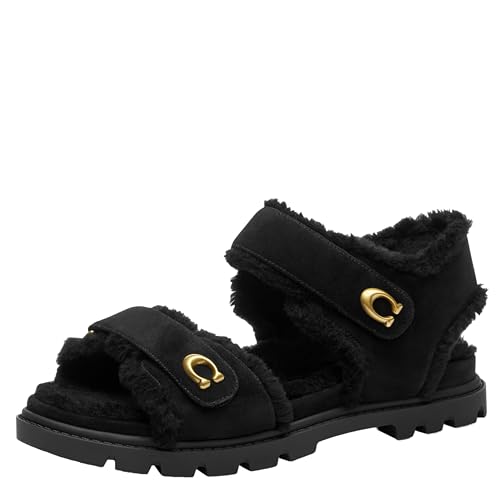 Image of Coach Women's Brynn Leather Sandal