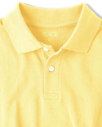 Image of The Children's Place Boys' Uniform Short Sleeve Pique Polo