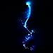AMKI Fiber Optic Whip, Dance Flow Pixel Whip Super Bright Light Up Rave Toy 40 Color Effects Mode Battery Power 360° Swivel Space Whip for Dancing Parties Light Shows EDM Music Festivals