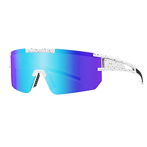 Jhua Polarized Sports Sunglasses For Men Women,Cycling Glasses For Fishing Running Golf Baseball Driving #TOP10