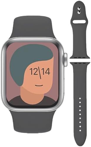 （04:30時点） [AriRi] アップルウォッチ バンド シリコン ラバーバンド スポーツ くすみカラー 38mm 40mm 42mm 44mm 41mm 45mm 49mm アップルウォッチ 9 8 ultra se 7 6 5 4 3 2 1 全機種 全サイズ対応 (38mm/40mm/41mm, グラファイト)