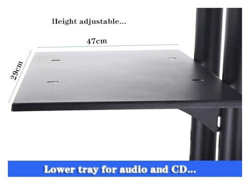 Soporte móvil para TV con ruedas y freno miniatura 7