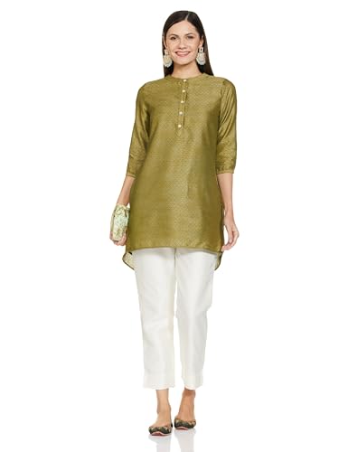 Image of Amazon Brand - Myx Women's Slim Fit Mid Rise Pants (Available in Plus Sizes)