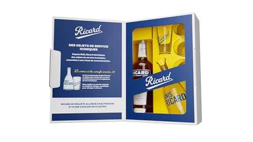 Coffret RICARD Pastis de Marseille Années 50 Apéritif anisé – 45%, 70cl – vue 2