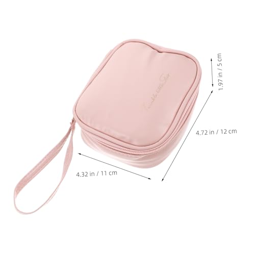 Bolsa organizadora de toallas sanitarias color rosa miniatura 2