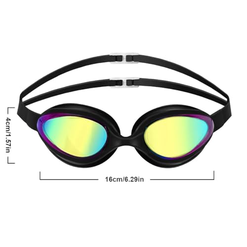 Lunettes de natation antibuée et étanches avec sangle ajustable pour la plongée - 6