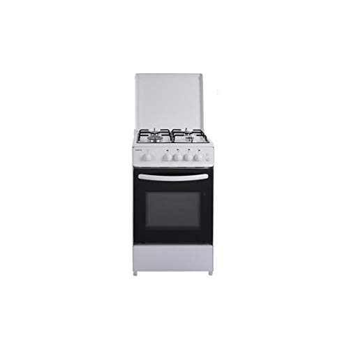 OCEANIC - ETF156GSCF LU2W - CUISINIERE GAZ - BLANC - 50X50 - ECLAIRAGE - GRILL ELECTRIQUE