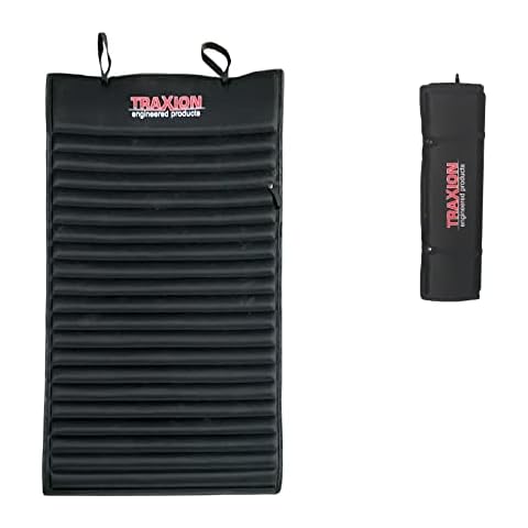Traxion 1-500 VersaMat Roll-Up High Density Foam Utility Mat, Black Cover
