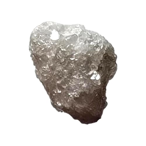 Diamant brut blanc-gris 8,3x6 mm pour bague de joaillerie