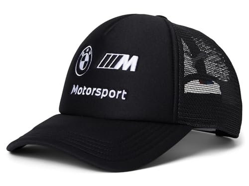 Puma Unisex BMW M Motorsport Trucker Cap, Black AH25, One Size