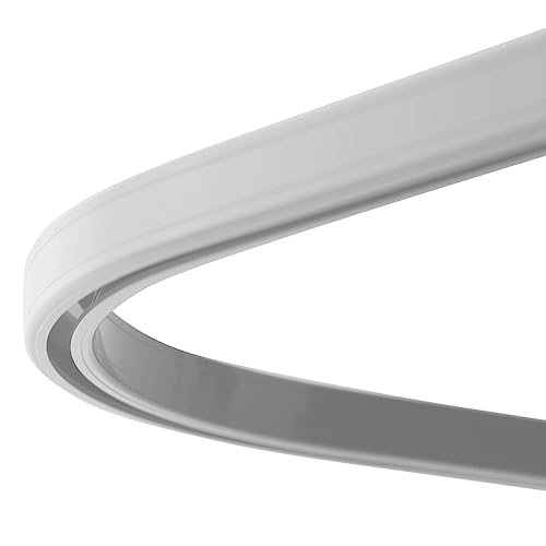 病院用 医療用 カーテンレール H型リブレール カーブレール 1m×1m 101×101cm 単品 ■ホワイト ▼レールカットなし 日本製 H-N-0 Z3K 間仕切りレール 天井付カーテンレール 整骨院 介護施設